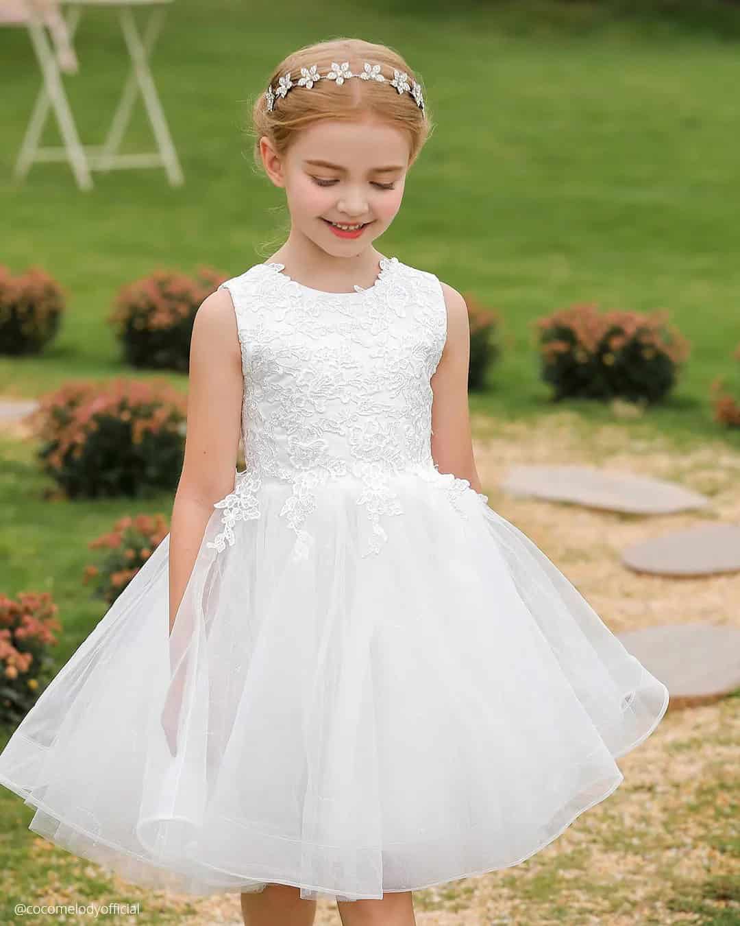 White Flower Girl Dresses