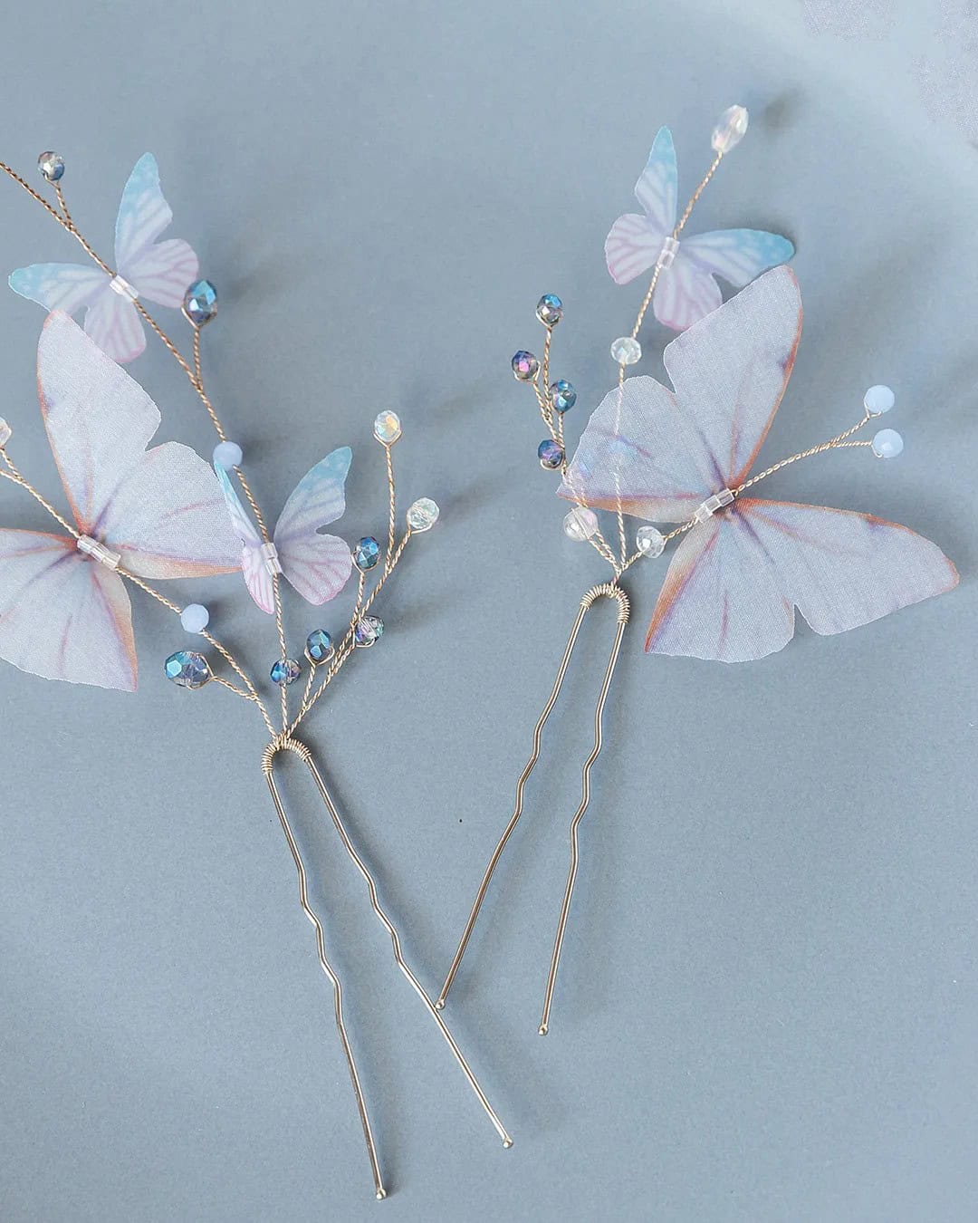 Butterfly Bridal Hair Pins