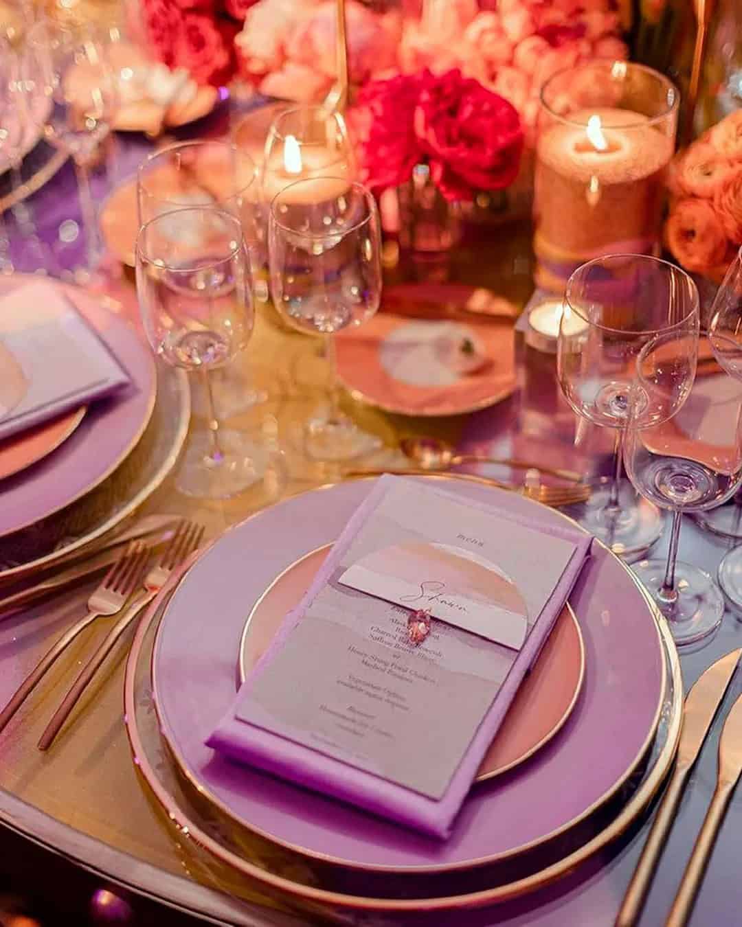 Wedding Table Setting Decor