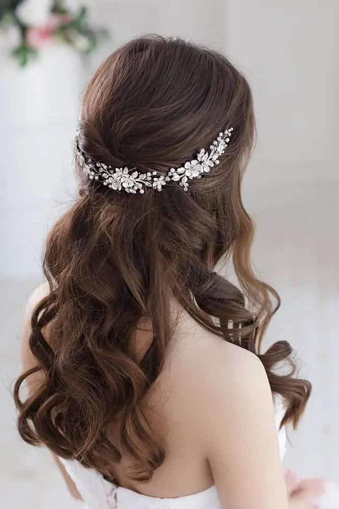 White Flowers Headpieces