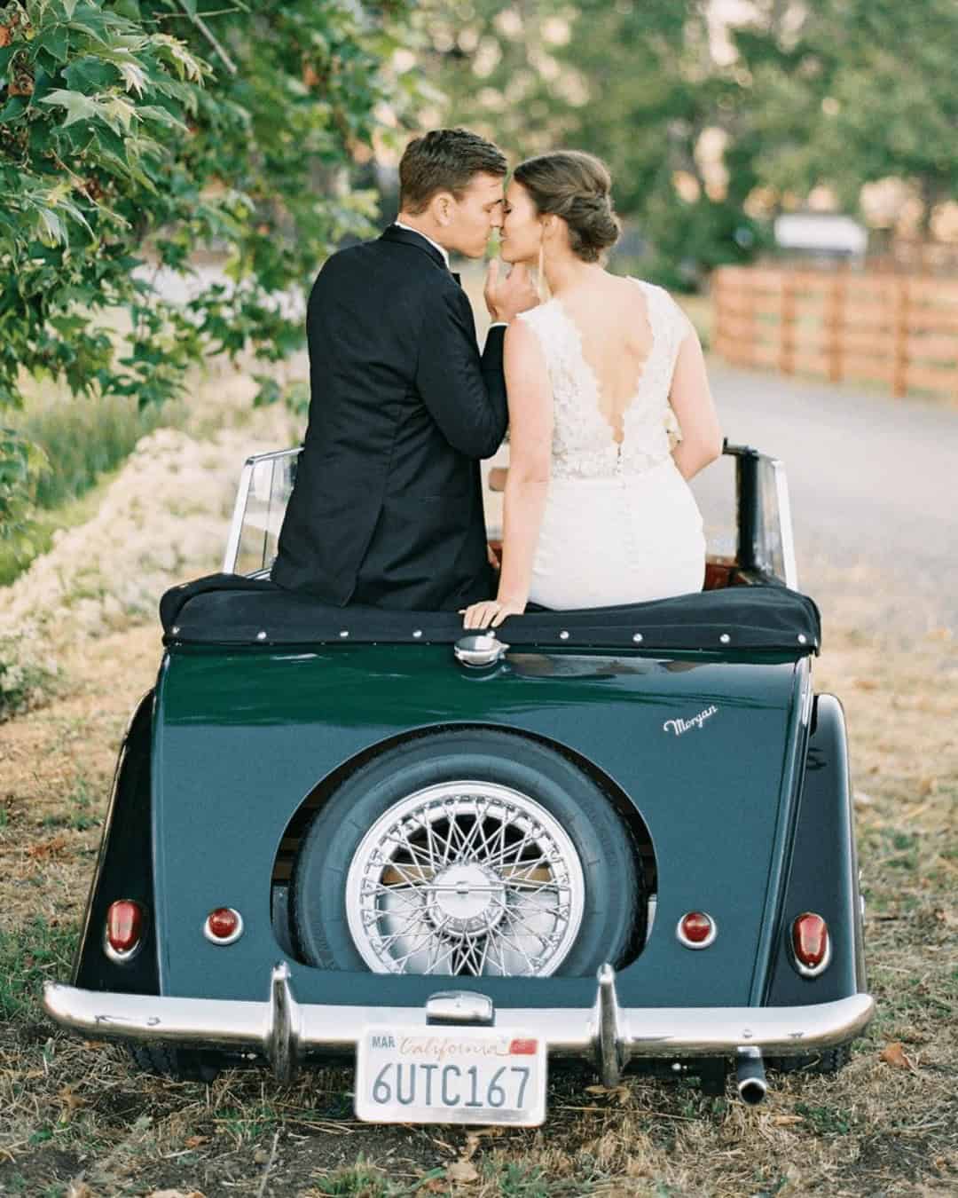 Wedding Entourage Photos With Cars