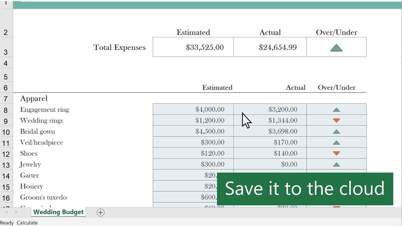 Microsoft Excel Worksheet