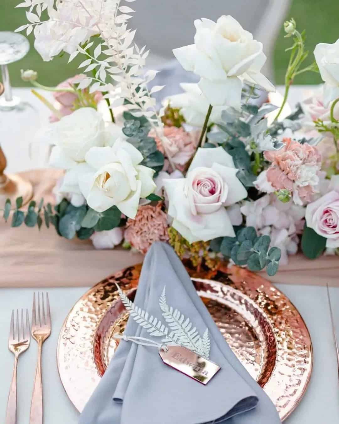 Gold Wedding Table Decorations