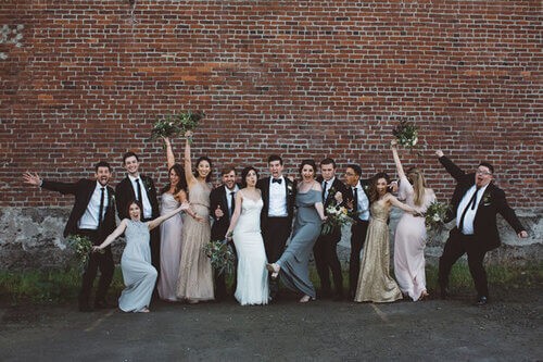 Elegantly Edgy: Industrial Wedding Backdrop