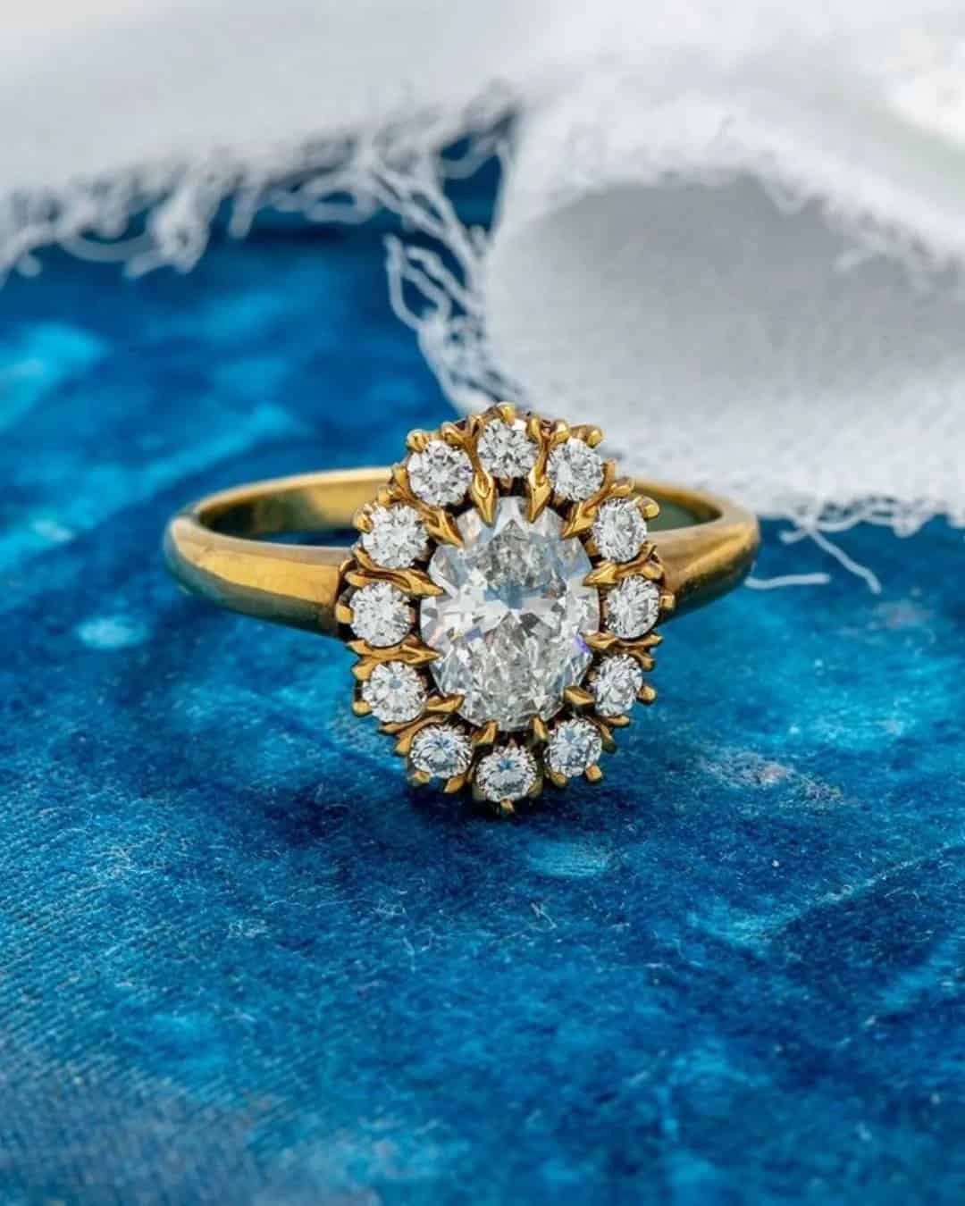 Vintage Floral Engagement Rings