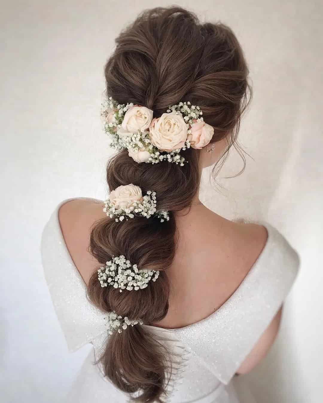 Rustic Wedding Hairstyles for Long Hair