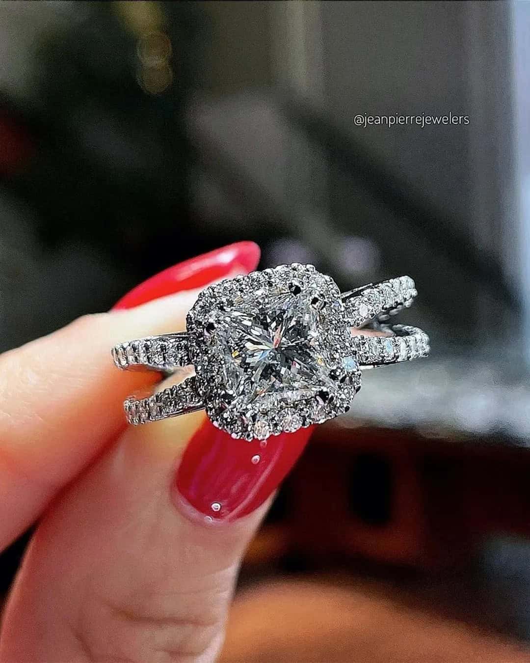 Unique And Modern Princess Cut Rings