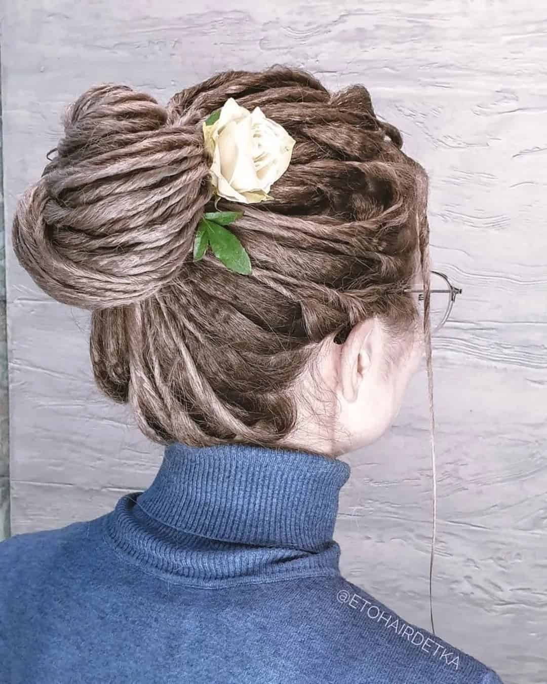 Wedding Updos With Dreadlocks