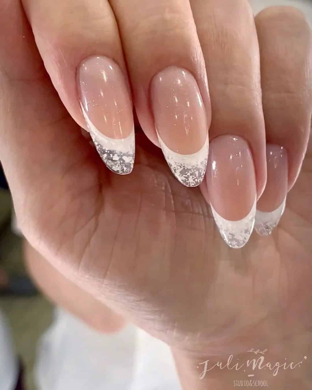 Unusual French Manicure