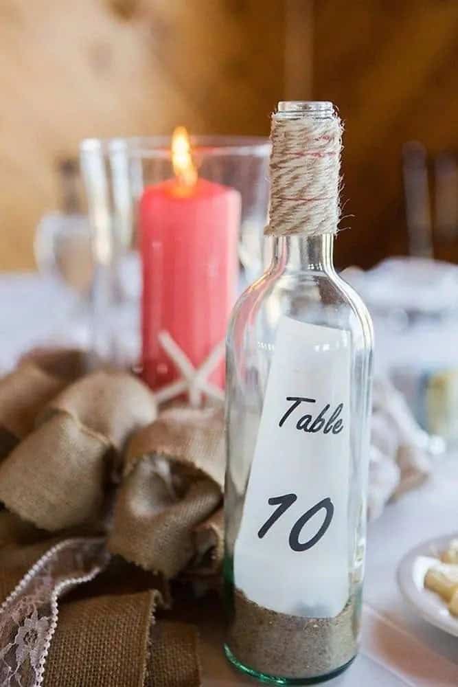 Wedding Table Number Ideas