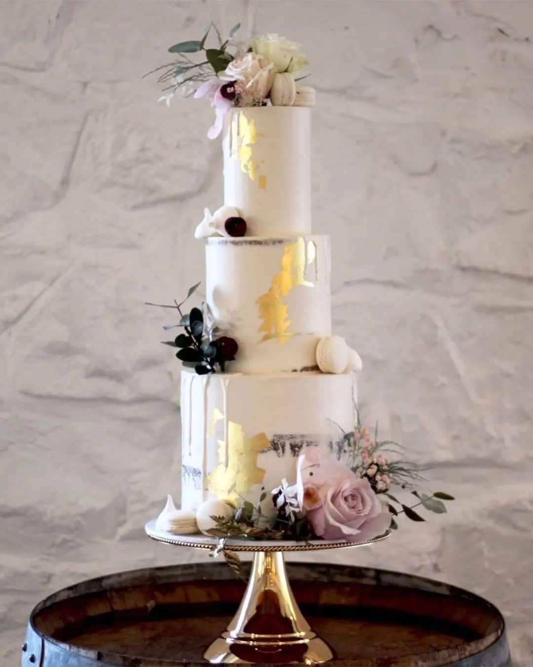 Hand-Painted Wedding Cakes