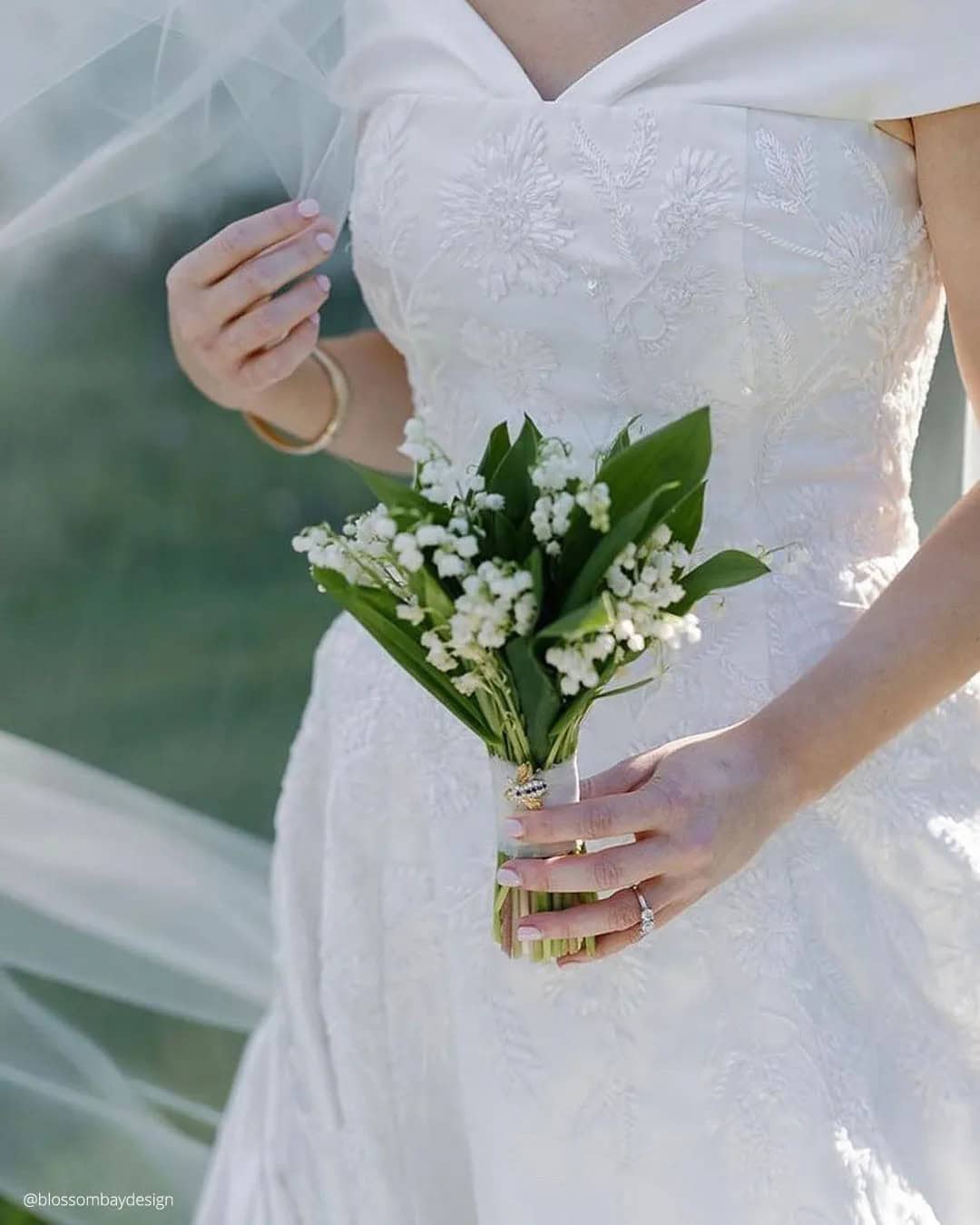 Wedding Bouquets With Lily of the Valley