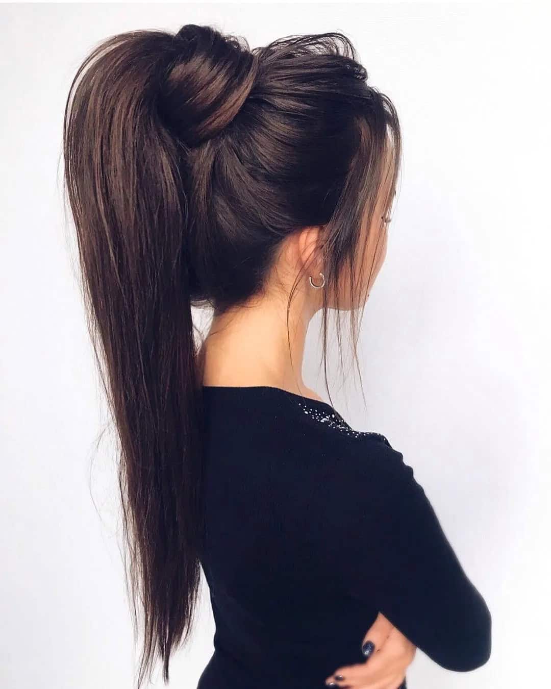 Wrapped Around Ponytails