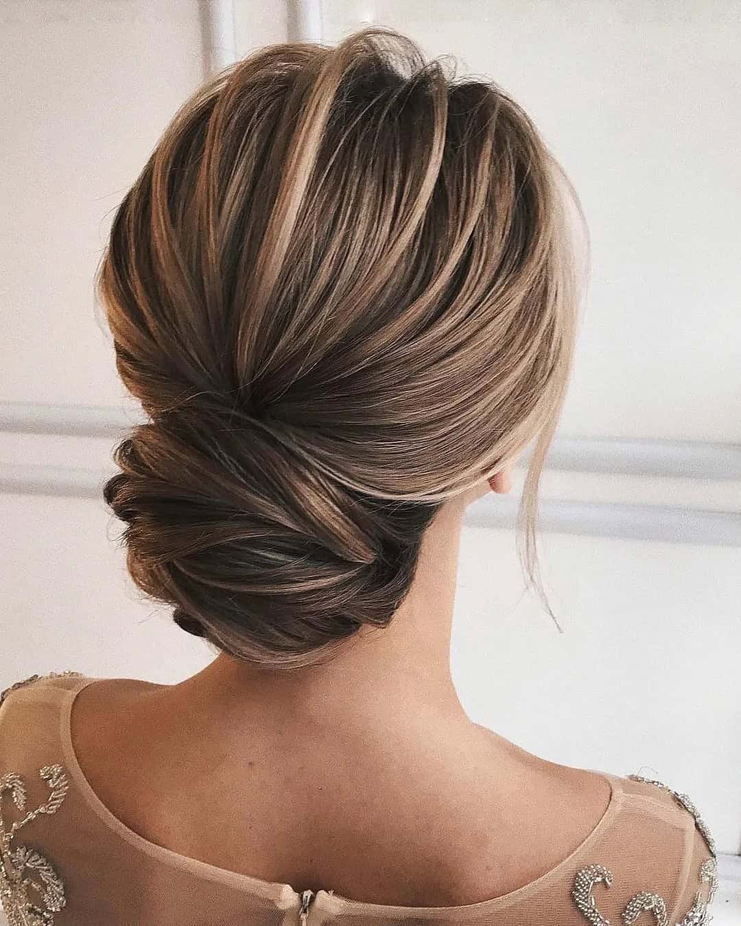 Wedding Chignon For Medium Hair