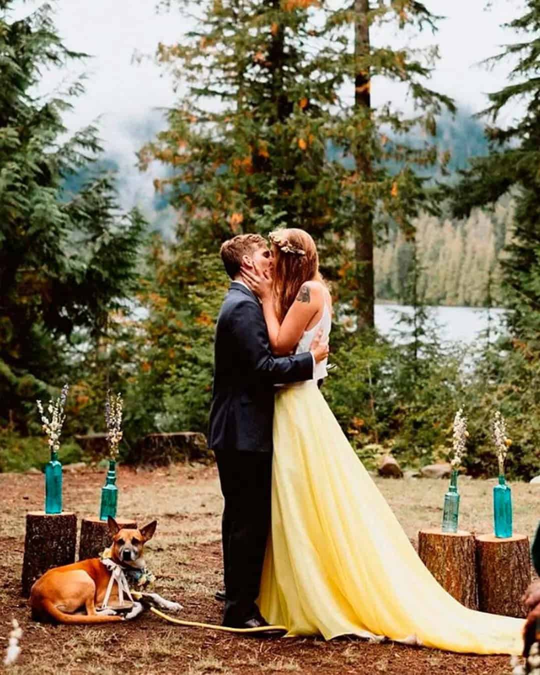 Yellow And Brown Wedding Theme