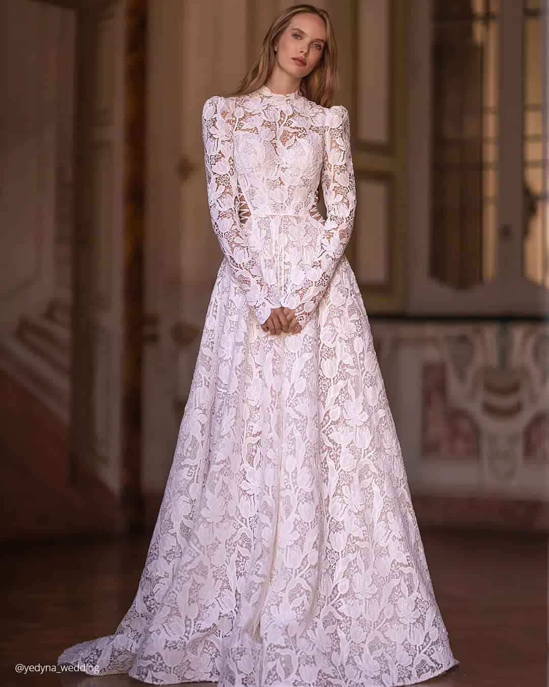 Lace Winter Bridal Dresses