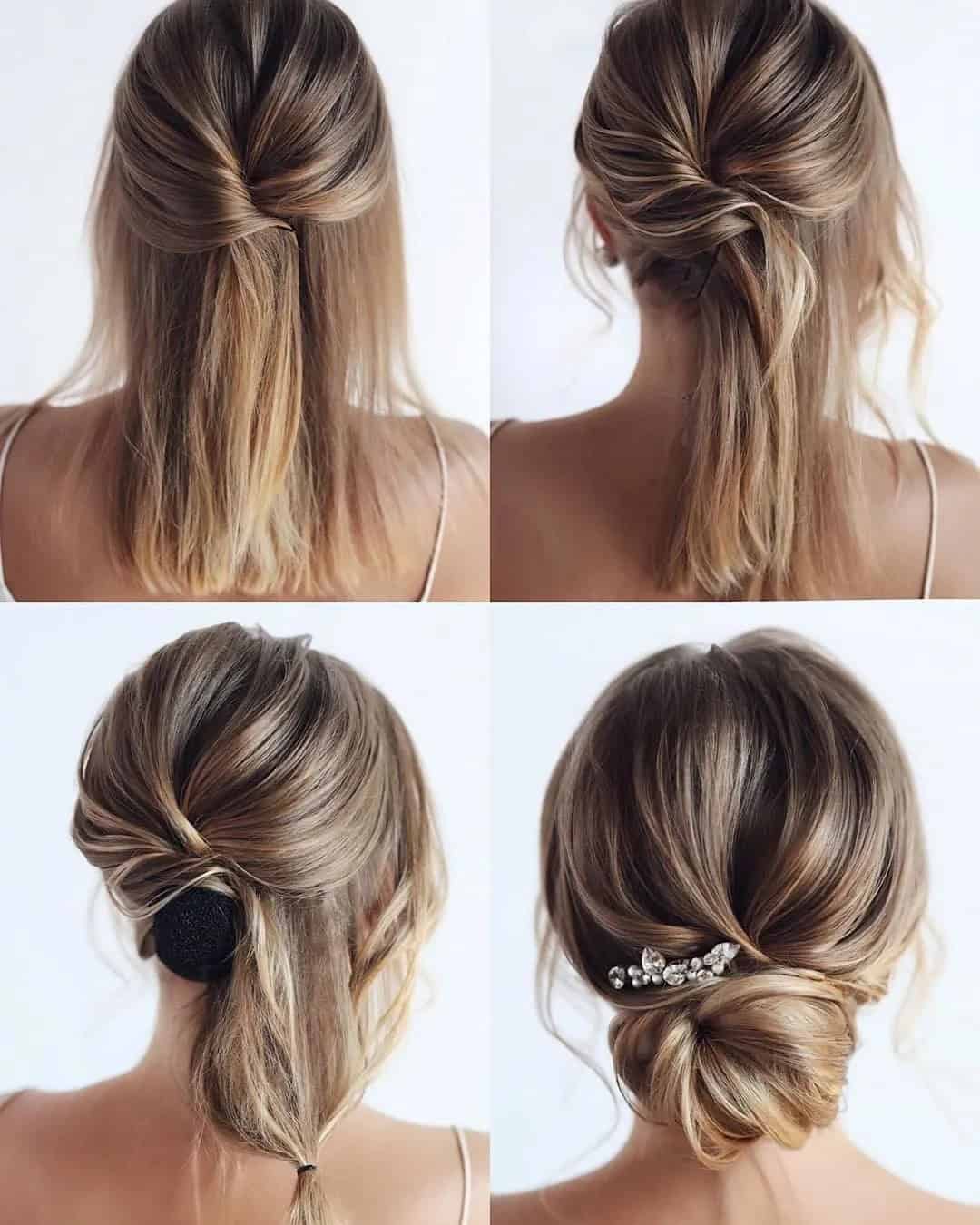 Wedding Hairstyle For Short Hair Tutorial