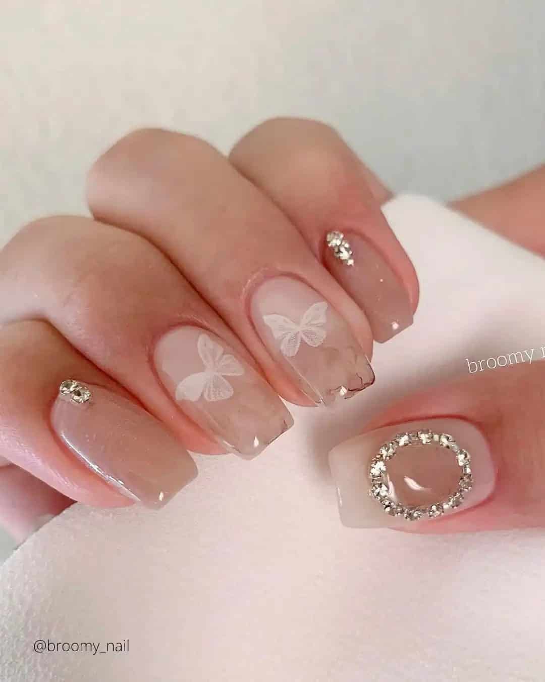 Bridal Cute Spring Nails