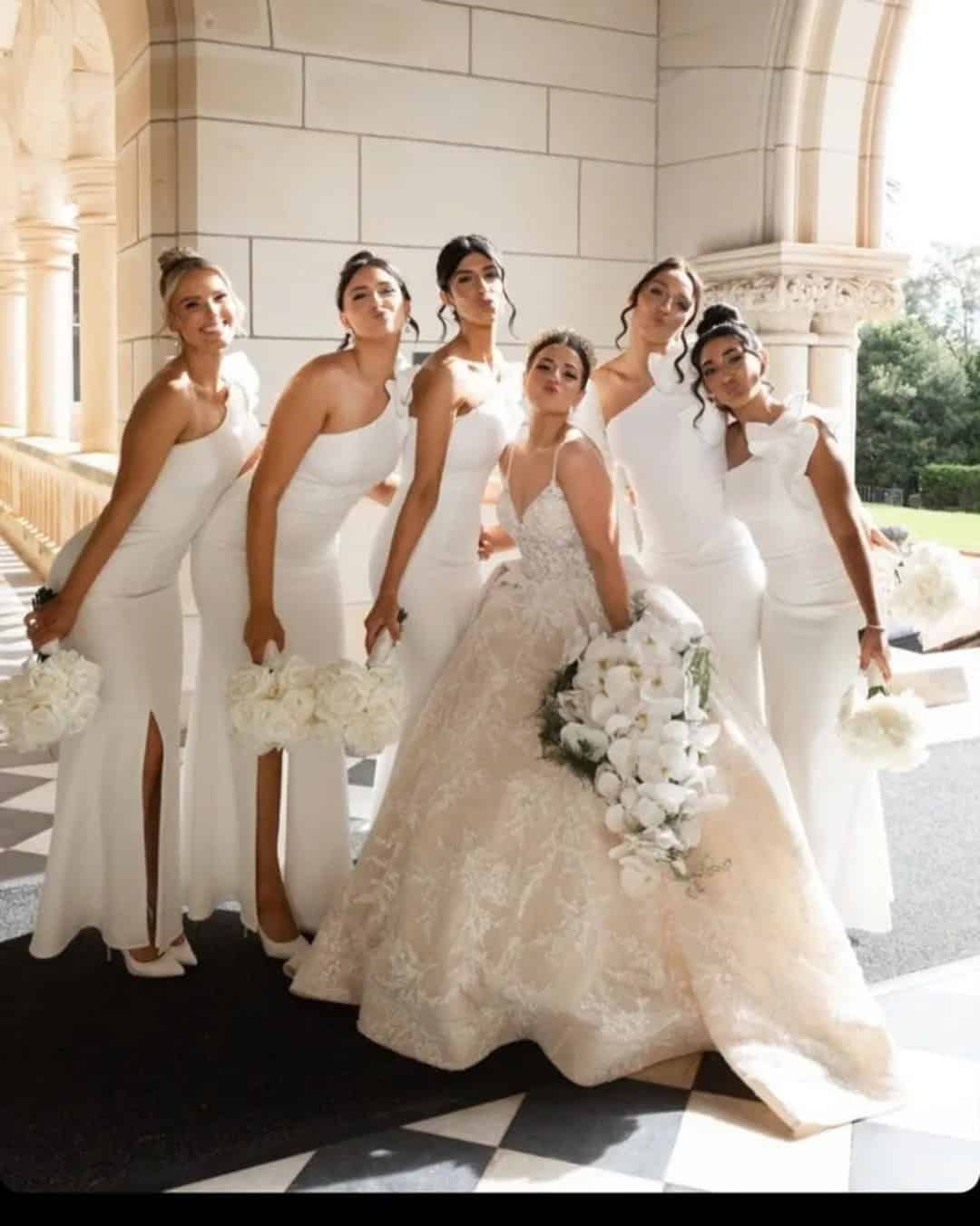 Bridesmaid Look in White