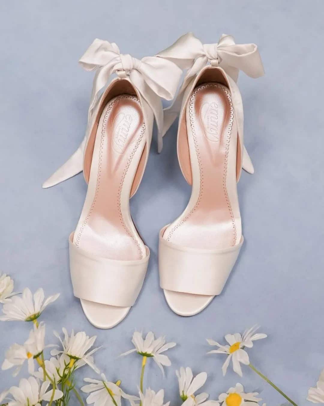 Satin Champagne Wedding Shoes