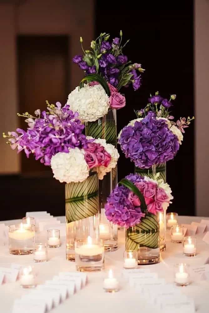 Lavender Centerpieces and Table Decorations