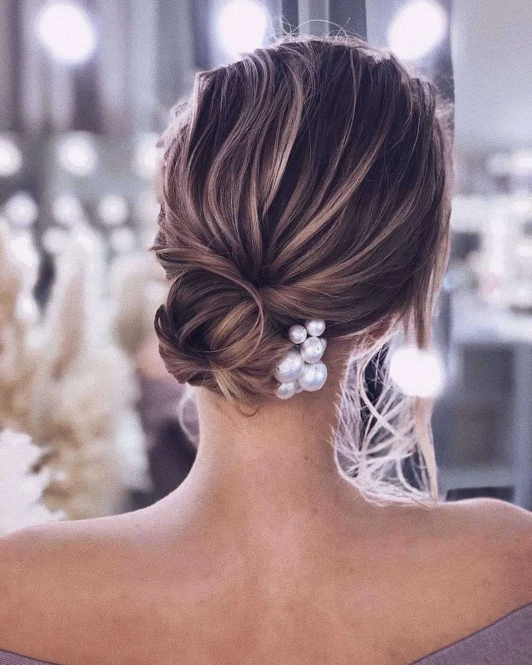 Chic Bun For Brides