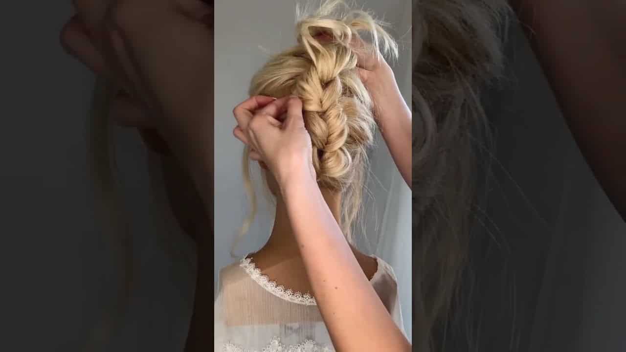 Wedding Updo Tutorial for Short Hair