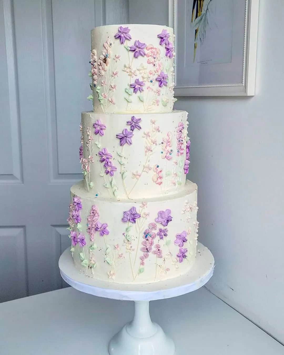 Lilac Wedding Cakes