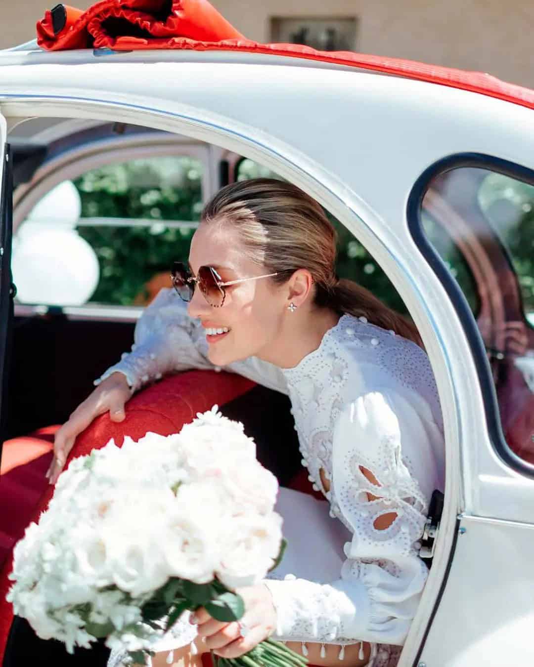 Host a drive-through wedding