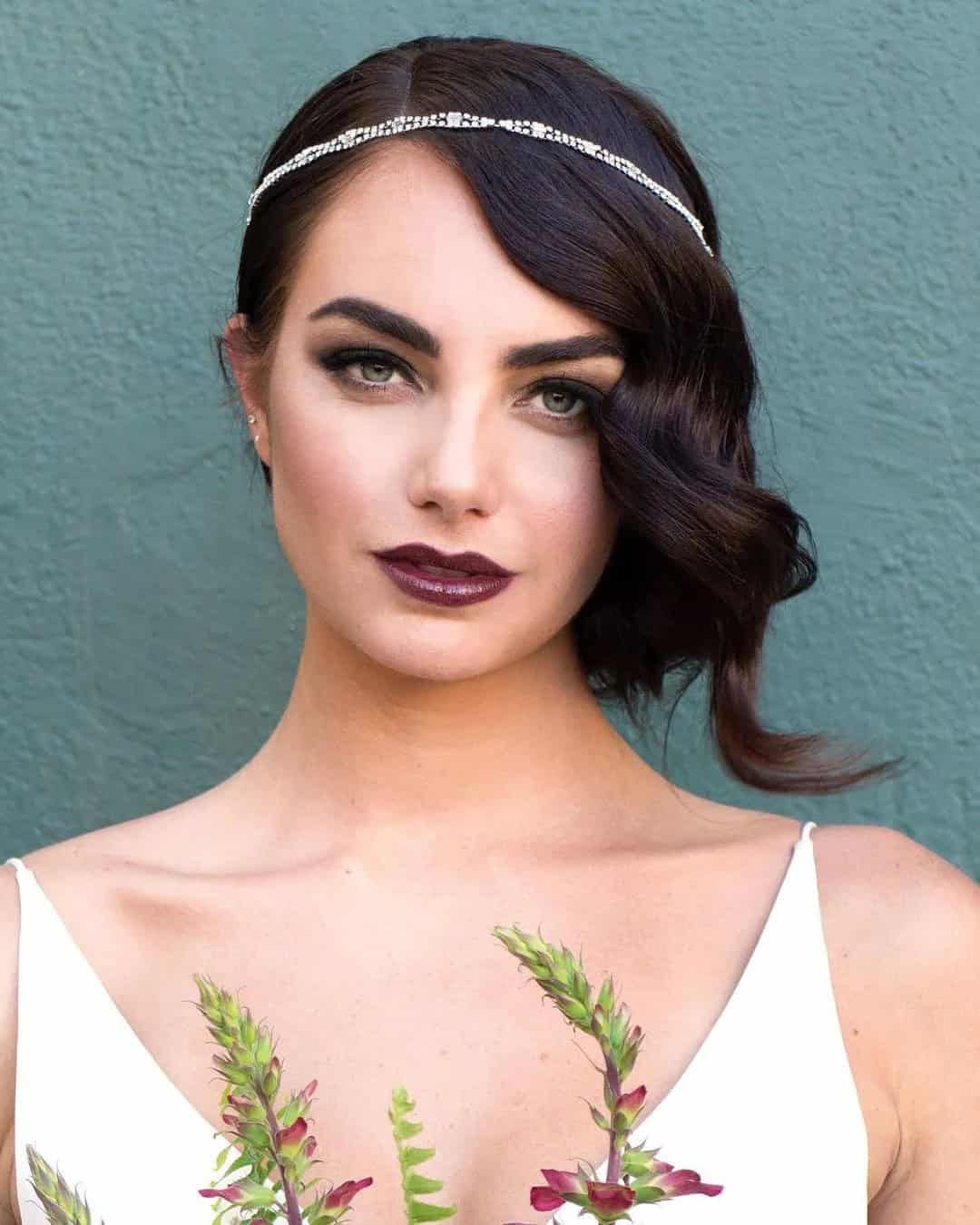 Defined Brows with Bold Lips