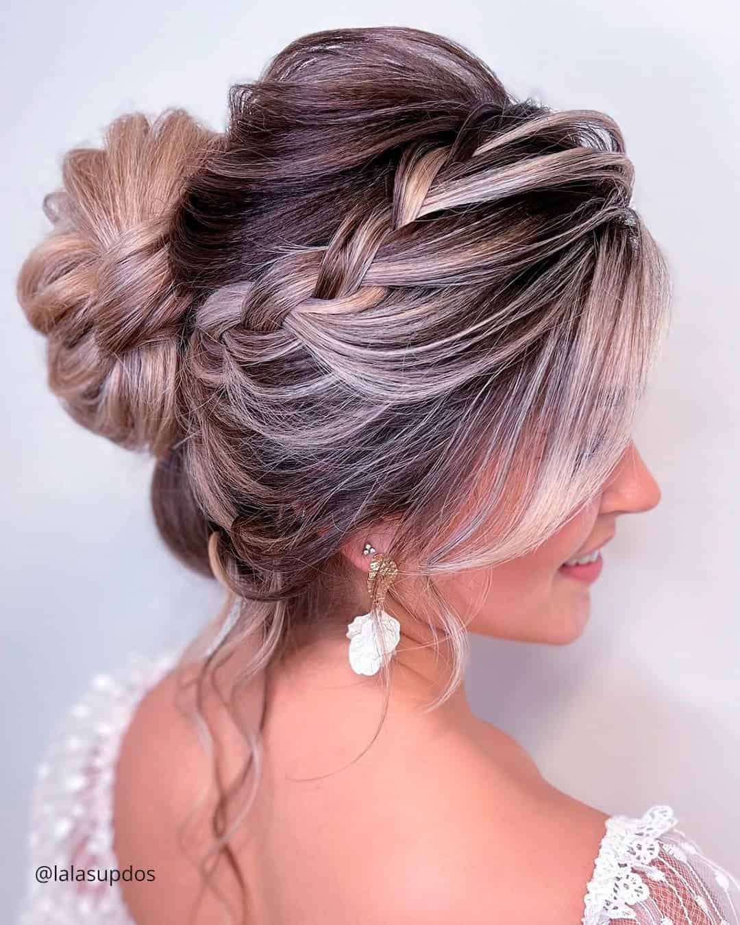 Braided Bun Hairstyles for Wedding