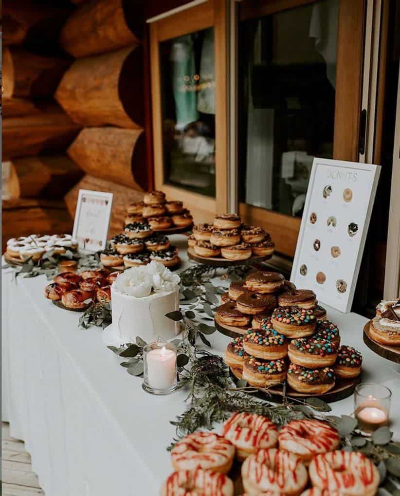 Donut table