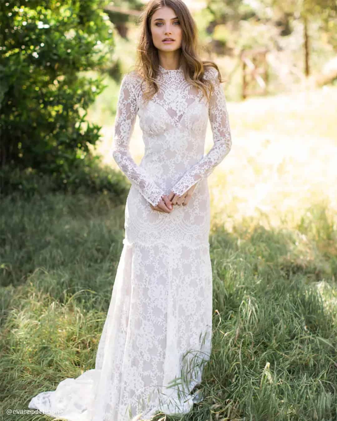 Modern Lace Wedding Dress Designer Ideas