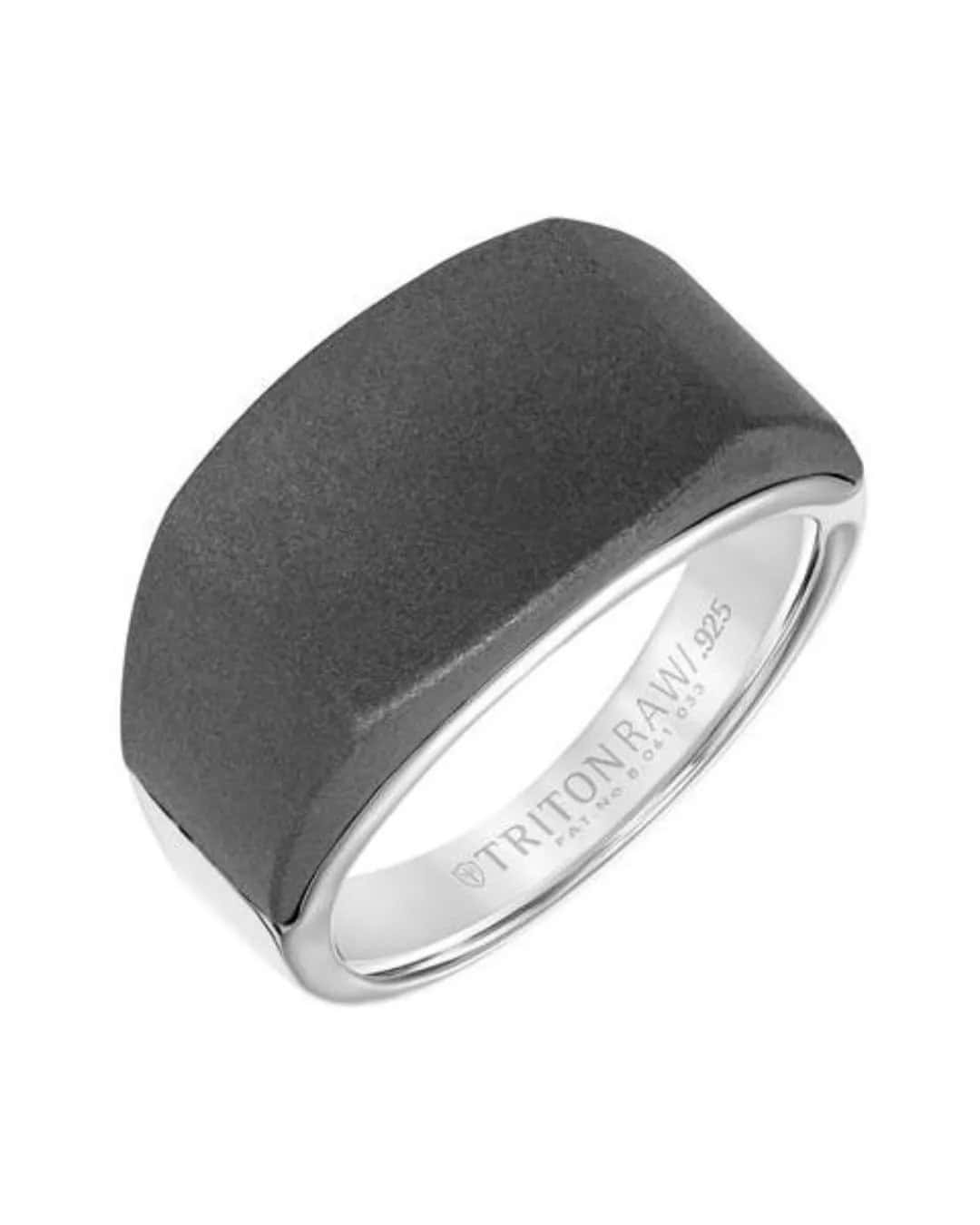 Tungsten Men’s Wedding Band: Solid Color