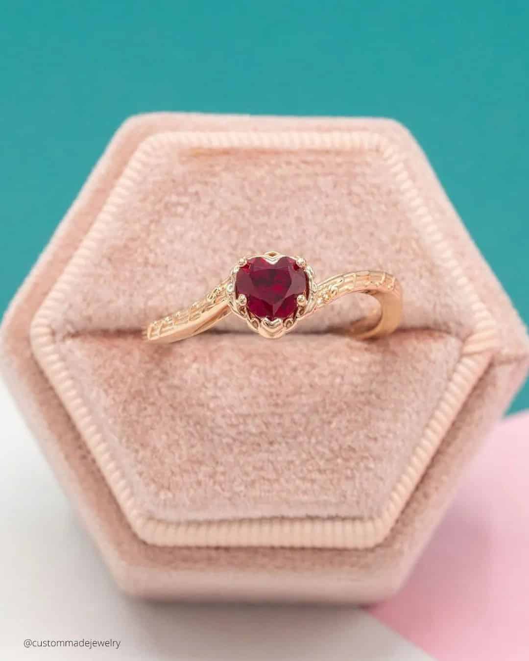 Ruby Anniversary Rings