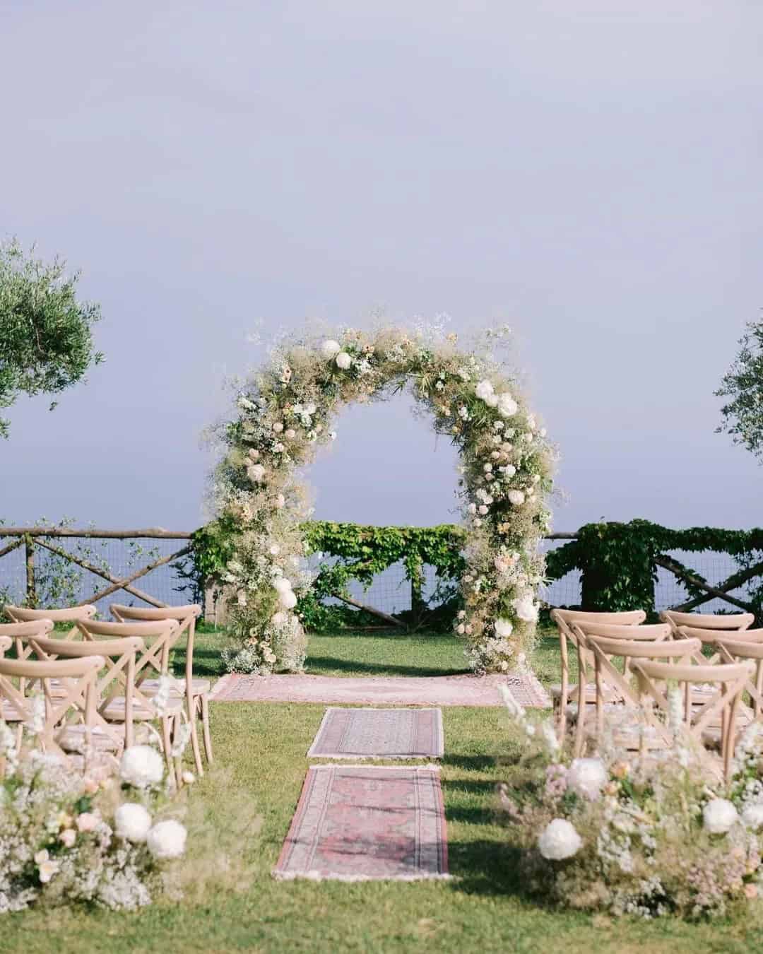 Wedding Aisle Decor Greenery