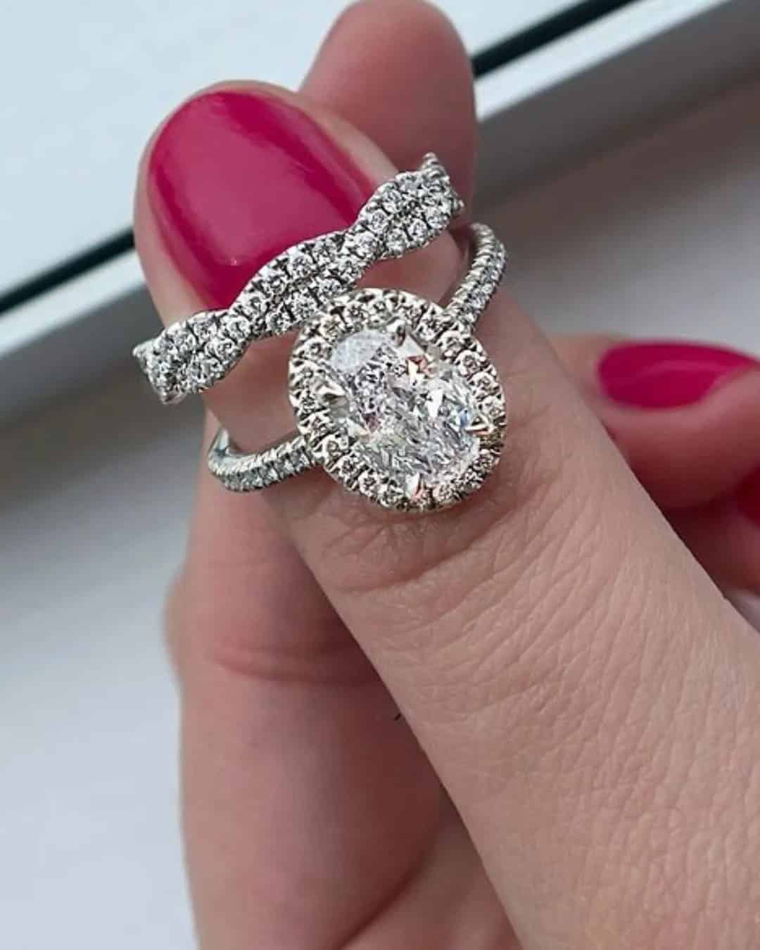 Stunning Halo Wedding Rings