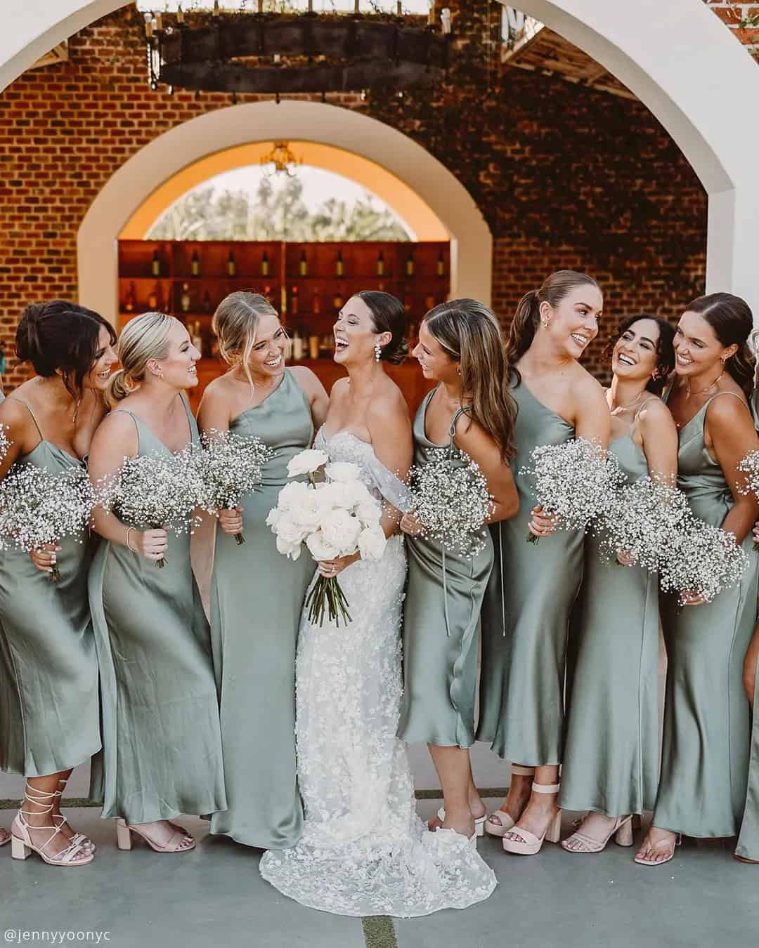 Sage Green Bridesmaid Dresses