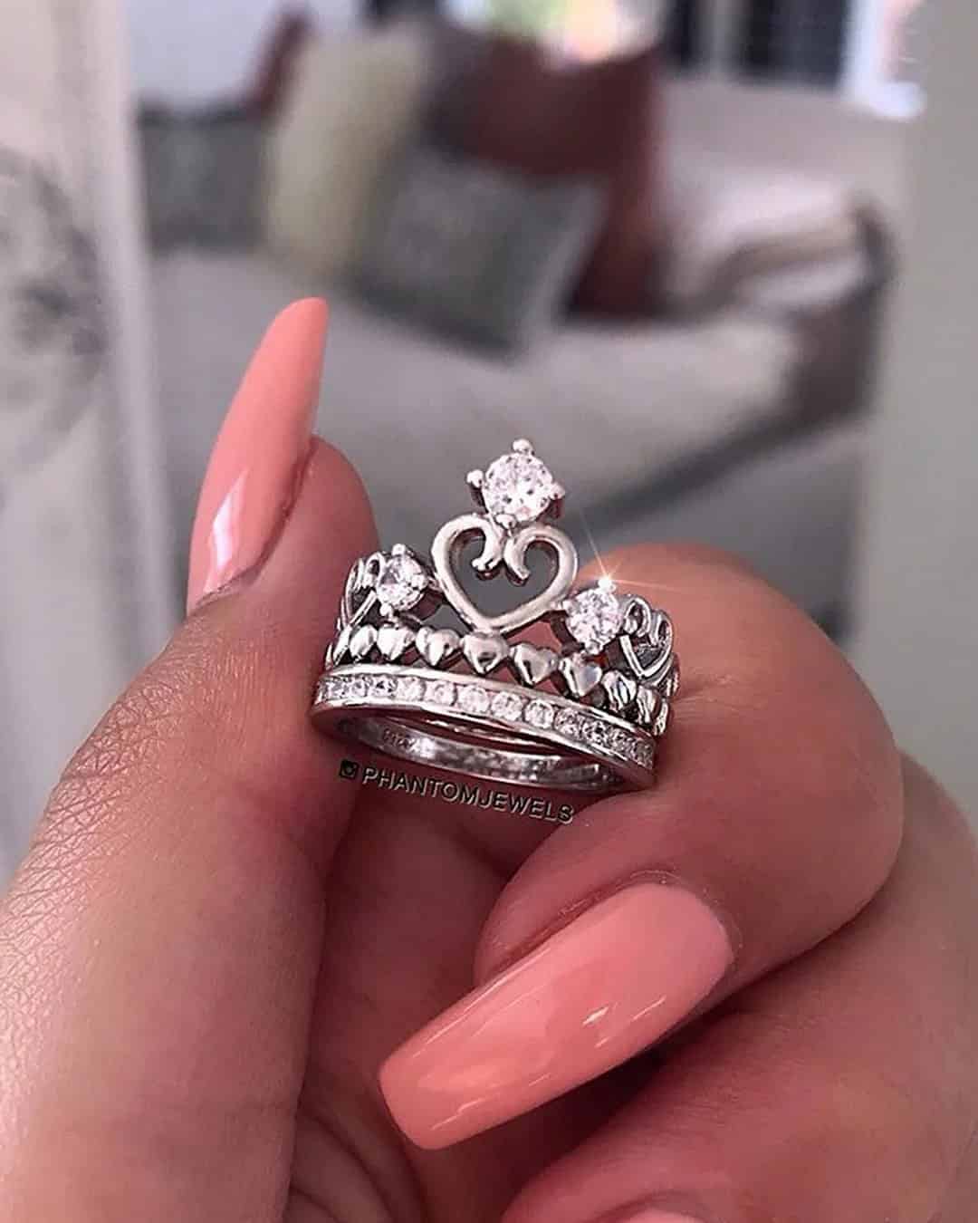 Promise Tiara Rings For Her