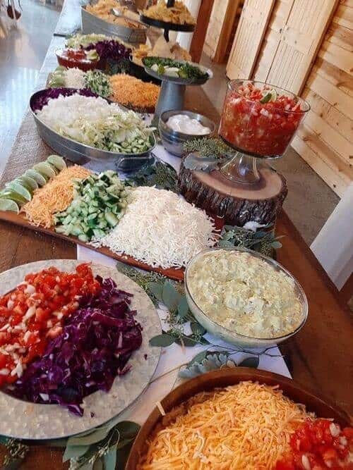 Open taco bar