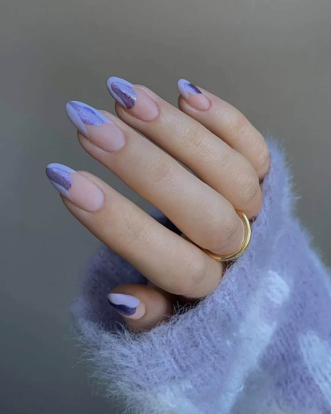 Light Purple Wedding Nails