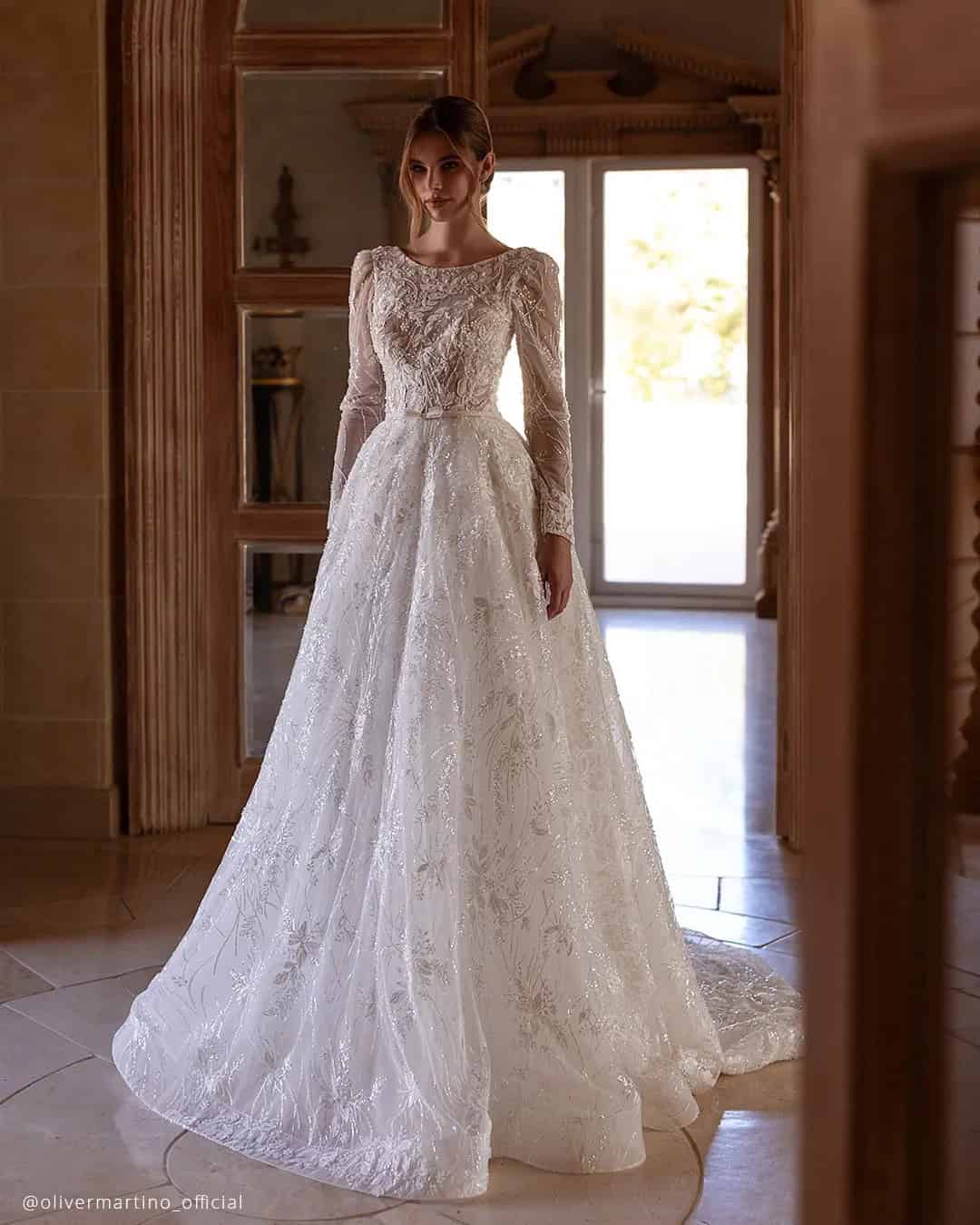 Long Sleeve Modest Wedding Dresses