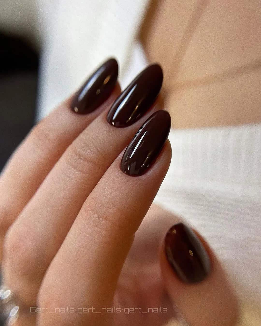 Dark Bridesmaid Nail Ideas