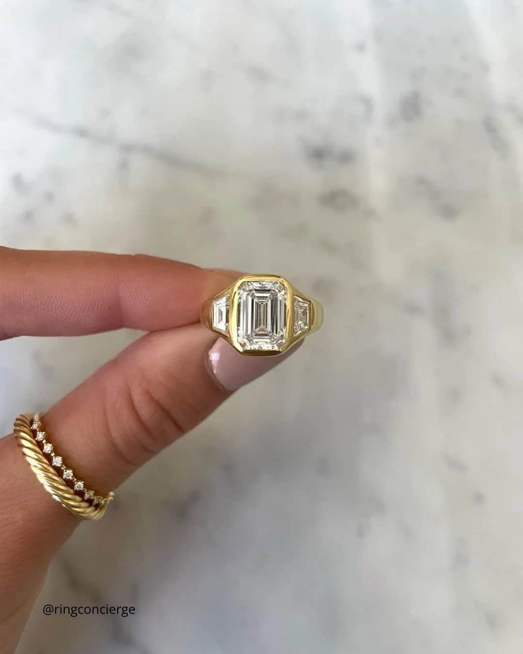 Asscher Cut Engagement Rings