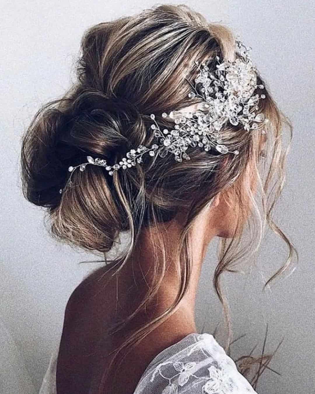 Hairstyle Closeup – Wedding Photos