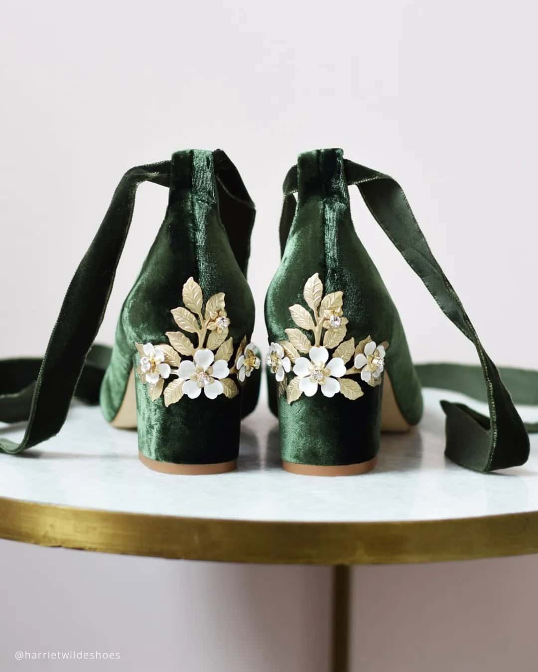 Green Shoes Wedding