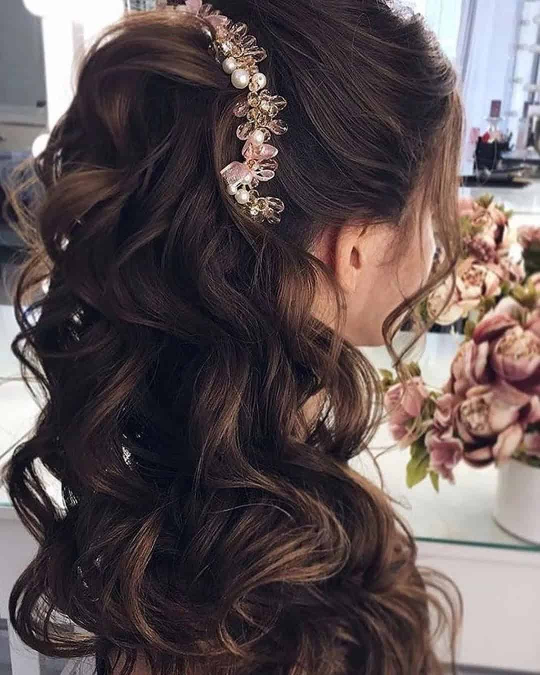 Half Up Bridesmaid Hairstyles