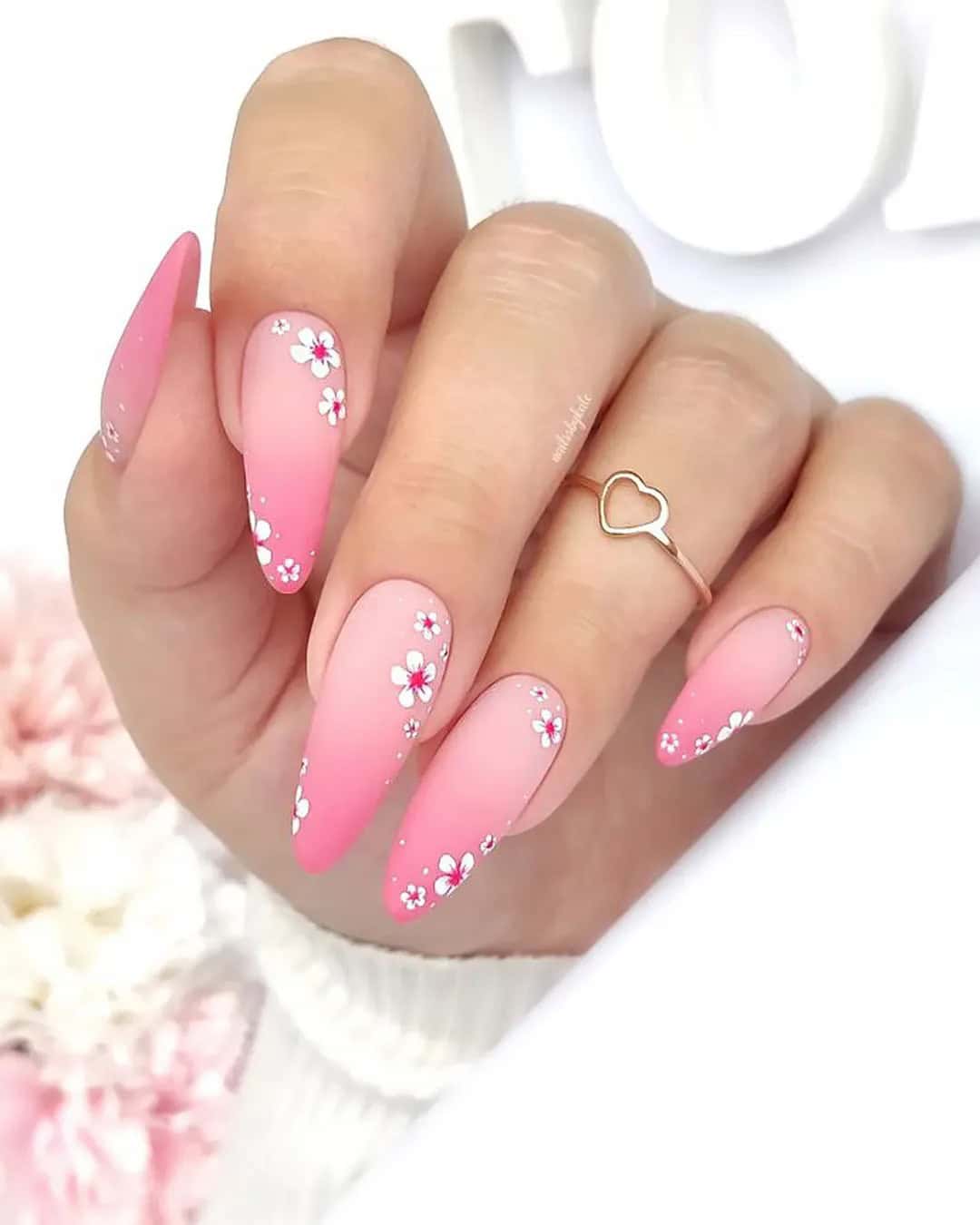 Hot Pink Wedding Nail Inspirations