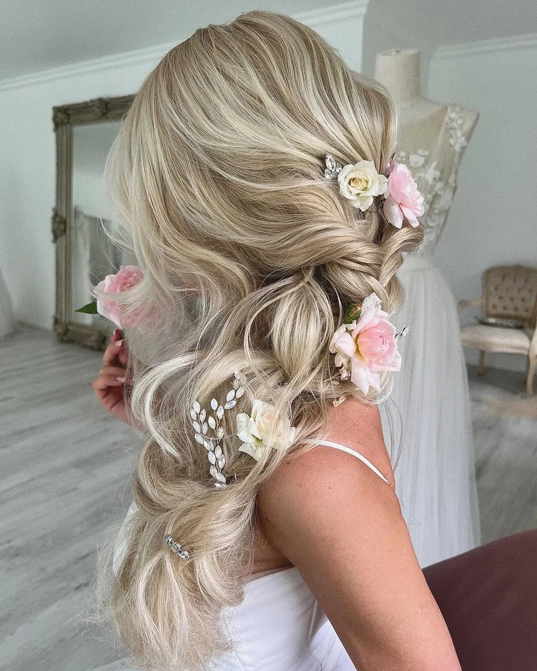 Hairstyle Closeup – Wedding Photos