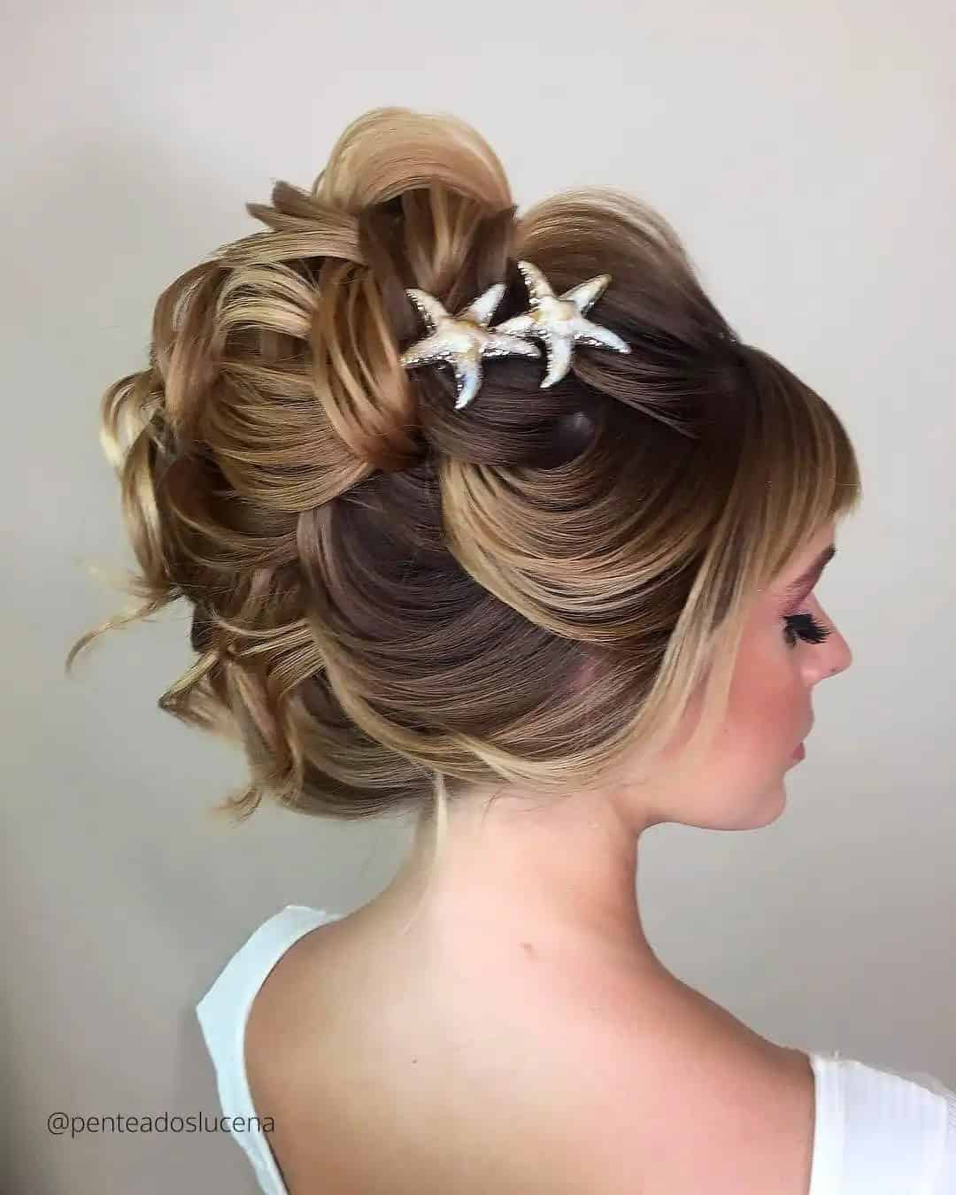 Wedding Hairstyles With Bangs For Medium Hair